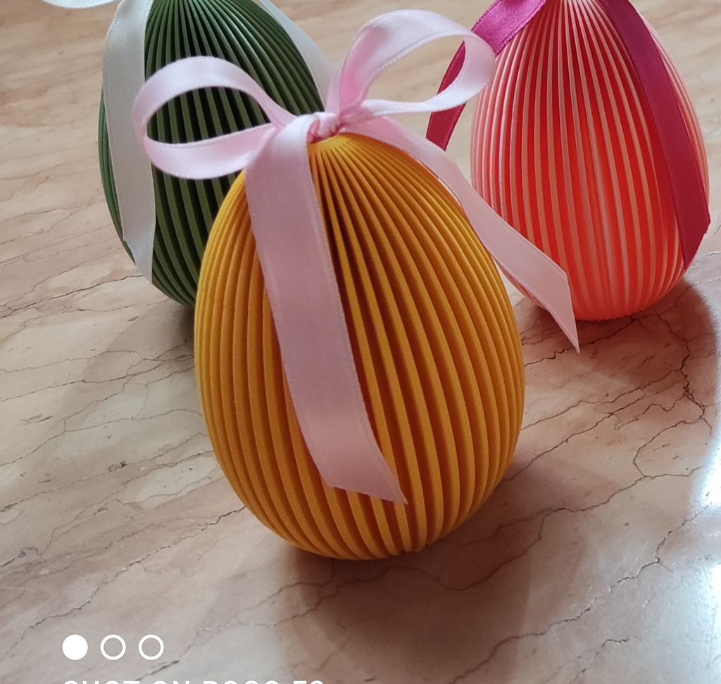 Uovo decorativo a lamelle Pasqua — ZARK